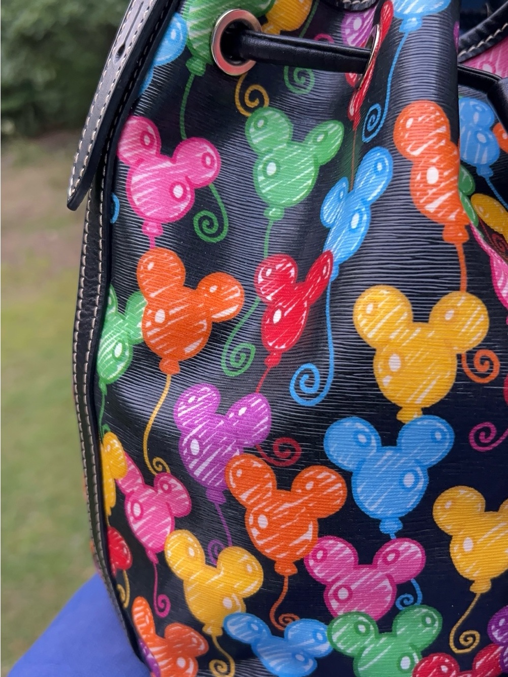 10th ANNIVERSARY DISNEY DOONEY AND BOURKE MICKEY MOUSE BALLOONS DRAWSTRING PURS - Picture 11 of 14